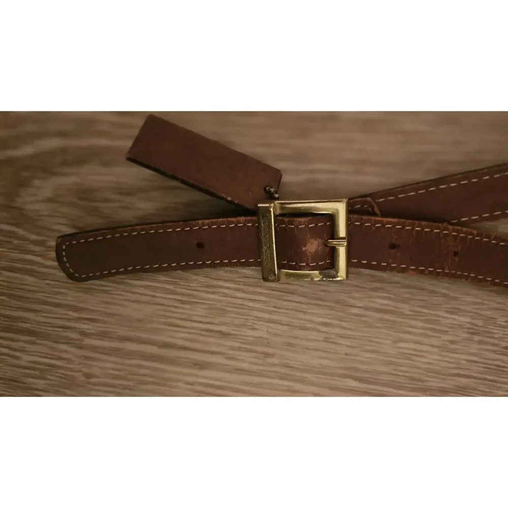 Longaberger Saddlebrook Shoulder Bag w/ Wood Lid Leather Strap Protector EUC